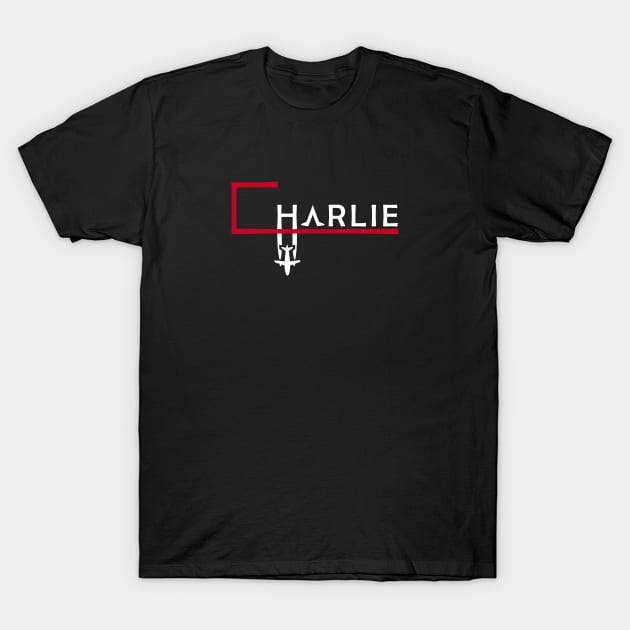 CHARLIE Aviation Phonetic Alphabet Pilot Airplane T-Shirt by For HerHim